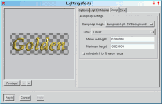 The Lightin-Plugin dialog